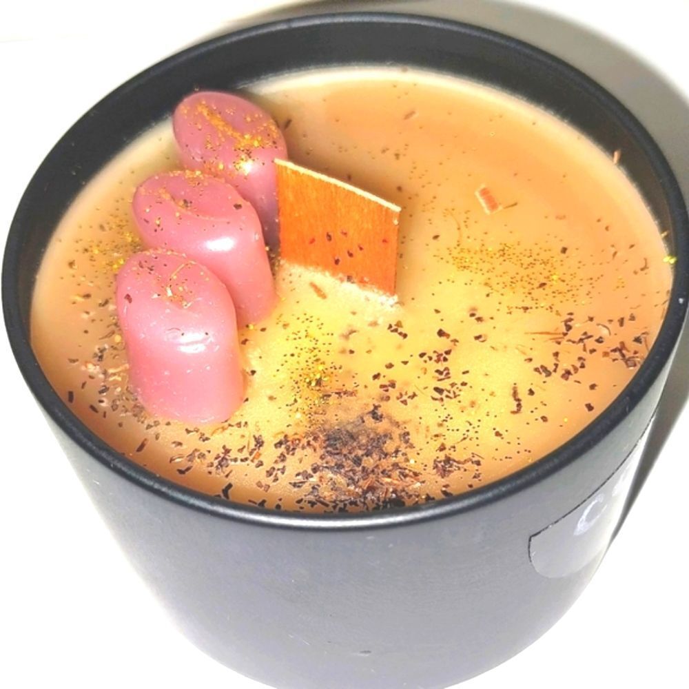 Hand crafted limited edition "Coffee Bean" Zen-Me candle 4 oz - Picture 6 of 7